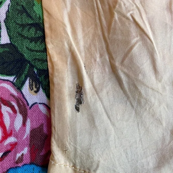 Vintage Geiger Knee Length Floral Skirt Sz 40/US 8 Cottagecore Romantic Summer - Picture 12 of 13